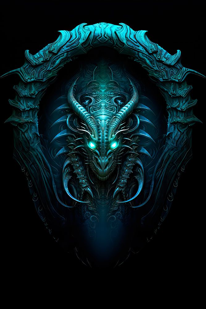 Insignia of an alien species. AI Generated.